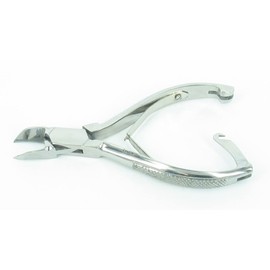 Lyall Willis - Toenail Clippers for Thick Nails/Nail Nipper, Surgical Steel Grade, Brushed Stainless Steel, 5" Long Podiatrist Tool