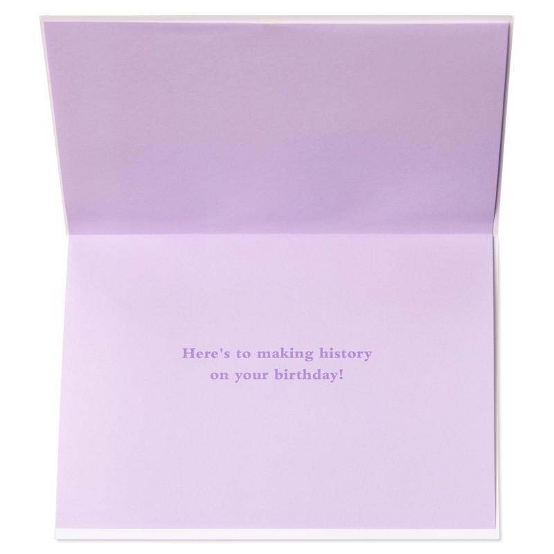 Papyrus Funny Birthday Card for Her (Making History)