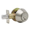Probrico Double Side Keyed Deadbolt in Brushed Satin Nickel