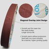 Rocsuk 20 Pcs 1-1/2 x 29 Inch Sanding Belts,4 Pcs