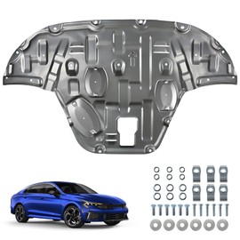 Carbon Steel Engine Splash Shield Fit for Hyundai Sonata 2020-2024, Engine Case Guard Under Engine Cover, Front Engine Guard Mud Flaps Including Screw Hardware.