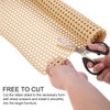 MECCANIXITY Plastic Rattan Cane Webbing Roll,24 Inch x 3.3 FT