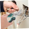 TEHAUX 1Pc Durable Pruning Scissors with Safety Lock Light Green