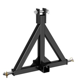 AOILE 3 Point 2" Receiver Trailer Hitch,Heavy Duty for Category 1 Tractor,Drawbar Adapter Compact Tractor and Farm Equipment