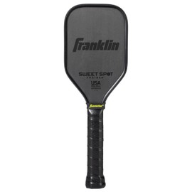 Franklin Sports Sweet Spot Training Pickleball Paddle - The Original Pickleball Trainer Practice Paddle - Mini Head + Extra Long Handle for Shot + Swing Training - 16mm Core + T700 Carbon Face