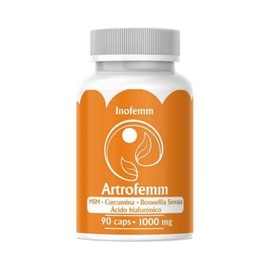 Artrofemm (MSM, Curcumina, Boswelia Serrata, Ácido Hialurónico) Suplemento alimenticio 90 Capsulas