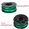 30ft 0.080-inch DF-080 Trimmer Replacement Spool Compatible with Black Decker