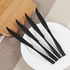 Uumitty 6-Piece Stainless Steel Kitchen Steak Knife, Dinner Table Knives