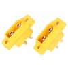 10Pcs Male Plug Connector XT60E1-M Mountable Brass Gold Plated Heat