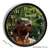 CreaDesign, WU-01-1124 T-Rex Dinosaur Wall Clock for Children's Room, Customisable