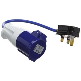 Silverline Powermaster 818738 13A-16A Fly Lead Converter 13A Plug to 16A Socket