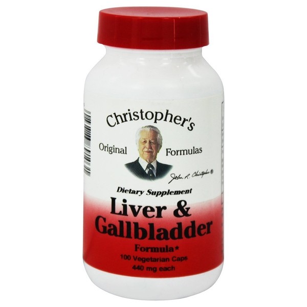 412494-Christopher's Liver And Gall Bladder - 425 mg - 100 Vegetarian Capsules