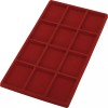 FindingKing 5 Red 12 Compartment Display Tray Inserts