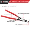 LEONTOOL 13-Inch Snap Ring Plier Heavy Duty External Circlip Pliers