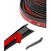 iolory 13.12Ft Automotive Weather Stripping,Rainproof Dustproof Car Window Trim Seal