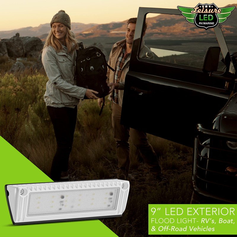 Leisure LED RV Exterior Porch Utility Light - 12v 1450