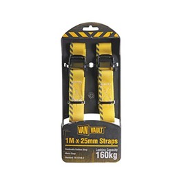 Van Vault S10678 1M x 25mm Endless Strap-Pair, Yellow