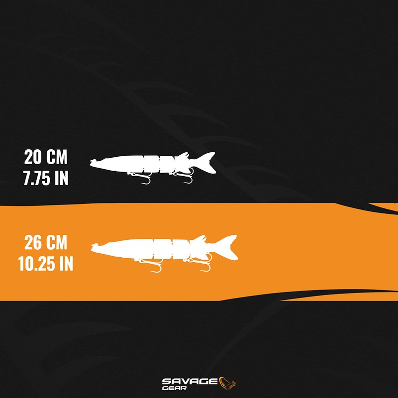 Hard Bait 3D Hard Pike 3'-8' 4 2/5 oz -