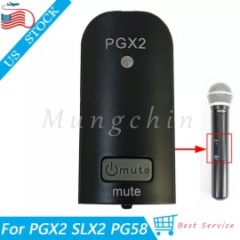 For Shure PGX2 SLX2 PG58 Handheld 46x23mm Black Display Bezel With Button