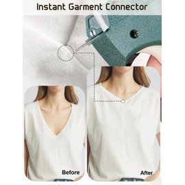 HOUSEDAY Mini Stitch Gun for Clothes, Micro Speedy Stitcher Clothing Fixer with 3 Mini Needle, 1560 White & 1560 Black Micro Fastener, Portable Stitch Tagging Gun Kit, Handheld Quick Stitch Sewing Gun