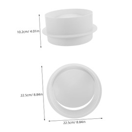 jojofuny Auto Vacuum Lines Automotive Vacuum Check Valve Rv Sewer Hose Gasket for Rv Low Point Drain Valve