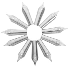 Gadpiparty 30Pcs Fountain Pen Nibs Set Replacement Nibs for Students and Easy to Use for Home Office and School Various for All Writing Needs