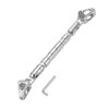TUCKBOLD Motorcycle Balance Crossbar Adjustable Handlebar Motorcycle Handlebar Silver Tone