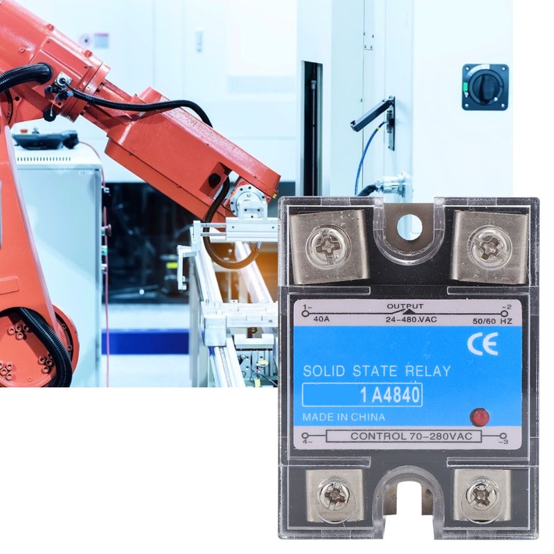 Single Phase Solid State Relay 70-280VAC Input 24-480VAC Load AC