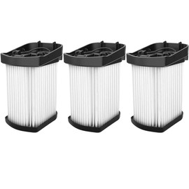 Fette Filter- XFFWV400 Hepa Replacement Filter Compatible with Shark Wandvac Power Pet Cordless Handheld Vacuum Models WV401BL WV401PK WV403BR WV410PR WV410BL Part # XFFWV400 QTY 3