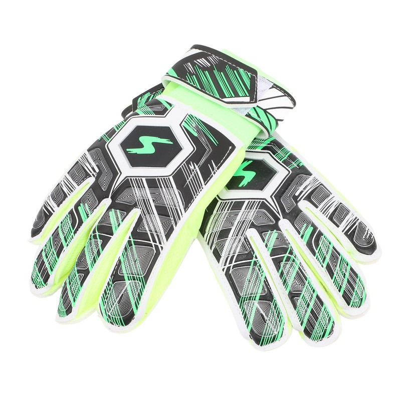 1 Pair Kids Soccer Gloves Latex Collision Resistance Football Goalkeeper