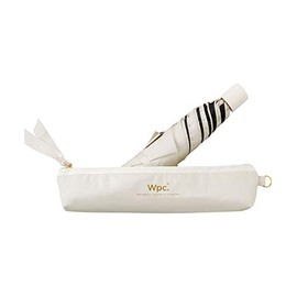 Wpc. RAH-2305-FP All-Weather Parasol, 100% Blackout, 100% UV Cut, UPF50+, Rain/Shine Dual Use, 19.7-inch (50 cm) Ribs, Slim, Compact, Simple, Solid Color, Pastel, Unisex, Commuting (Beige)