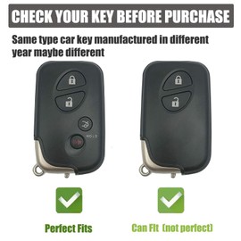 Gematay for Lexus Key Fob Cover with Keychain Lanyard, Soft TPU Key Fob Protector Shell Compatible with Lexus GX460 RX350 ES350 IS250 GX460 LX570 IS350 GS430 is-C is-F Smart Key Case