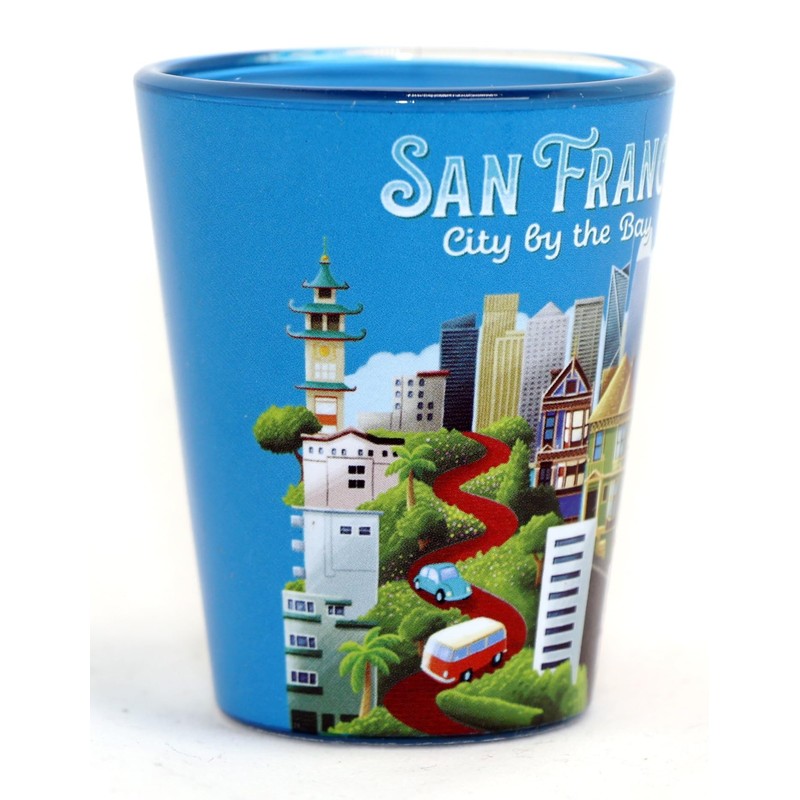San Francisco California Picturesque Shot Glass