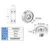 BESTU Miniature Bearings MR608ZZ DDL-608ZZ (Inner Diameter x Outer Diameter