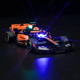 PIPART LED Light Kit for 76919 2023 McLaren Formula 1 Race Car, Light Kit ONLY, Model NOT Included.
