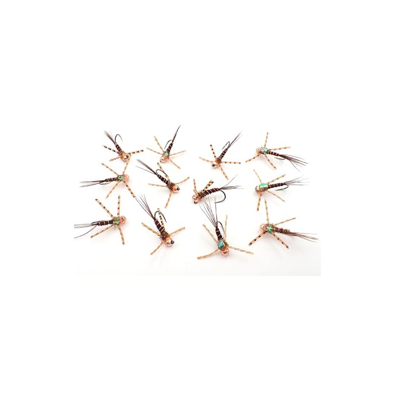 Rubberleg Pheasant Tail Nymph (12 Flies)