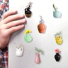 Pack of 8 Mini Ceramic Vase Magnets Fridge Cute Mini