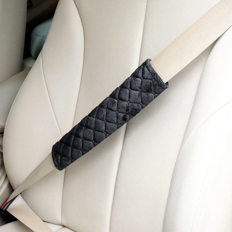 Tatuo 4 Pack Seat Belt Cover Extra Long Seat Belt