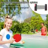 CUEMOON rete ping pong da tavolo set ping pong,2 Racchette,6