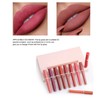 10PCS Matte Liquid Lipstick Makeup Set Waterproof Non Stick Cup