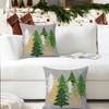 Miaikoe Christmas Cushion Covers 40 x 40 cm Set of