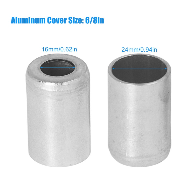 20PCS Air Conditioning Hose Aluminum Cover Strong Strength Air Conditioning