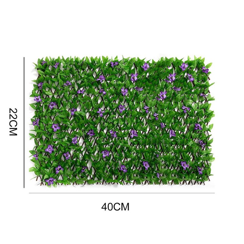 Expandable Fence Simulation Plant Fence Screen for Outdoor Balcony Wall