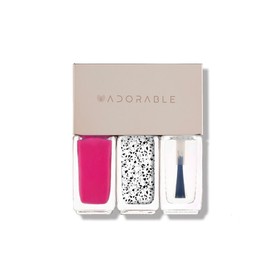 Adorable Pregnancy nail polish that removes without acetone, summer edition, 1 piece, 15ml, No.23 Dragon Fruit / 어도러블 아세톤 없이 지우는 임산부 매니큐어 썸머에디션, 1개, 15ml, No.23 드래곤후르츠