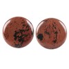 SUNYIK 2 PCS Polished Round Worry Stone for Anxiety and