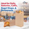 Duro 6# Brown Paper Lunch Bags 500 Count - Bulk
