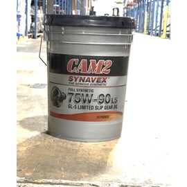 CAM2 SYNAVEX Full Synthetic 75W-90 LS Gear Oil, 35 lbs