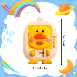 LUHOCIY Pack of 3 Sliding Puzzles Children from 3 4 5 6 Years, Puzzle 3D Children, Sliding Game Suitable for Children in Early Childhood Play Safe Material Durable, the Look of Beautiful Fashionable