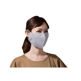 Cool touch feeling! Sweat absorbent and quick drying, heat dissipation UV face cover set of 2, mask type, light gray