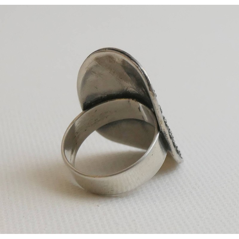 Sterling Silver Ring, Size US Size 7 / Diameter 17.3